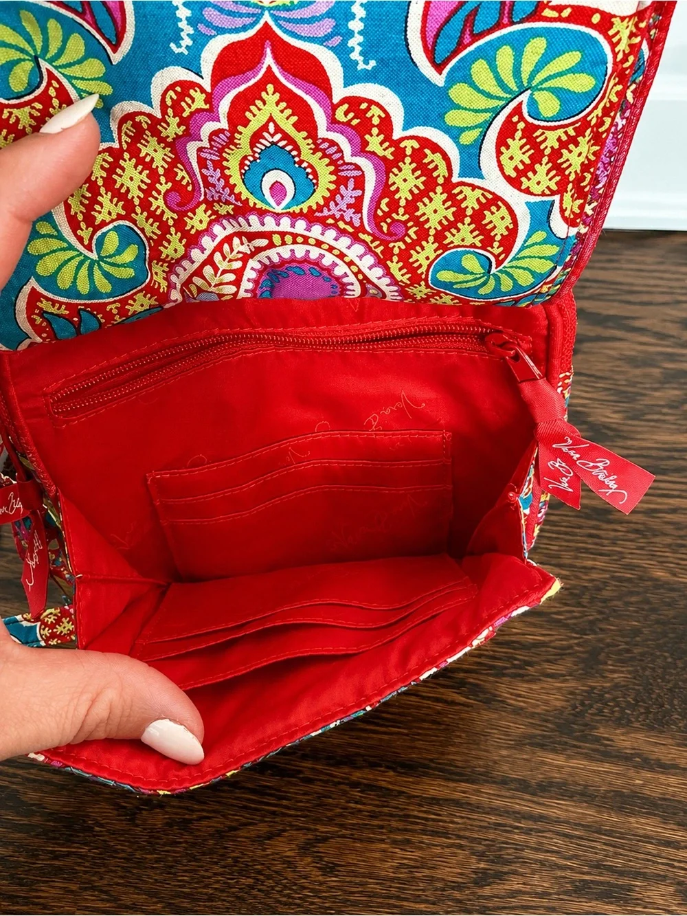 Vera Bradley Mini Hipster Crossbody Paisley in Paradise Retired Floral Bag
